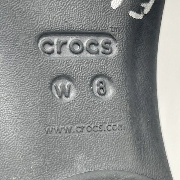 Crocs Womens Kadee Ballet Flats Size 8 US Black Slip On Shoes Comfort - Picture 8 of 8